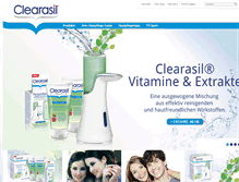 Tablet Screenshot of clearasil.at